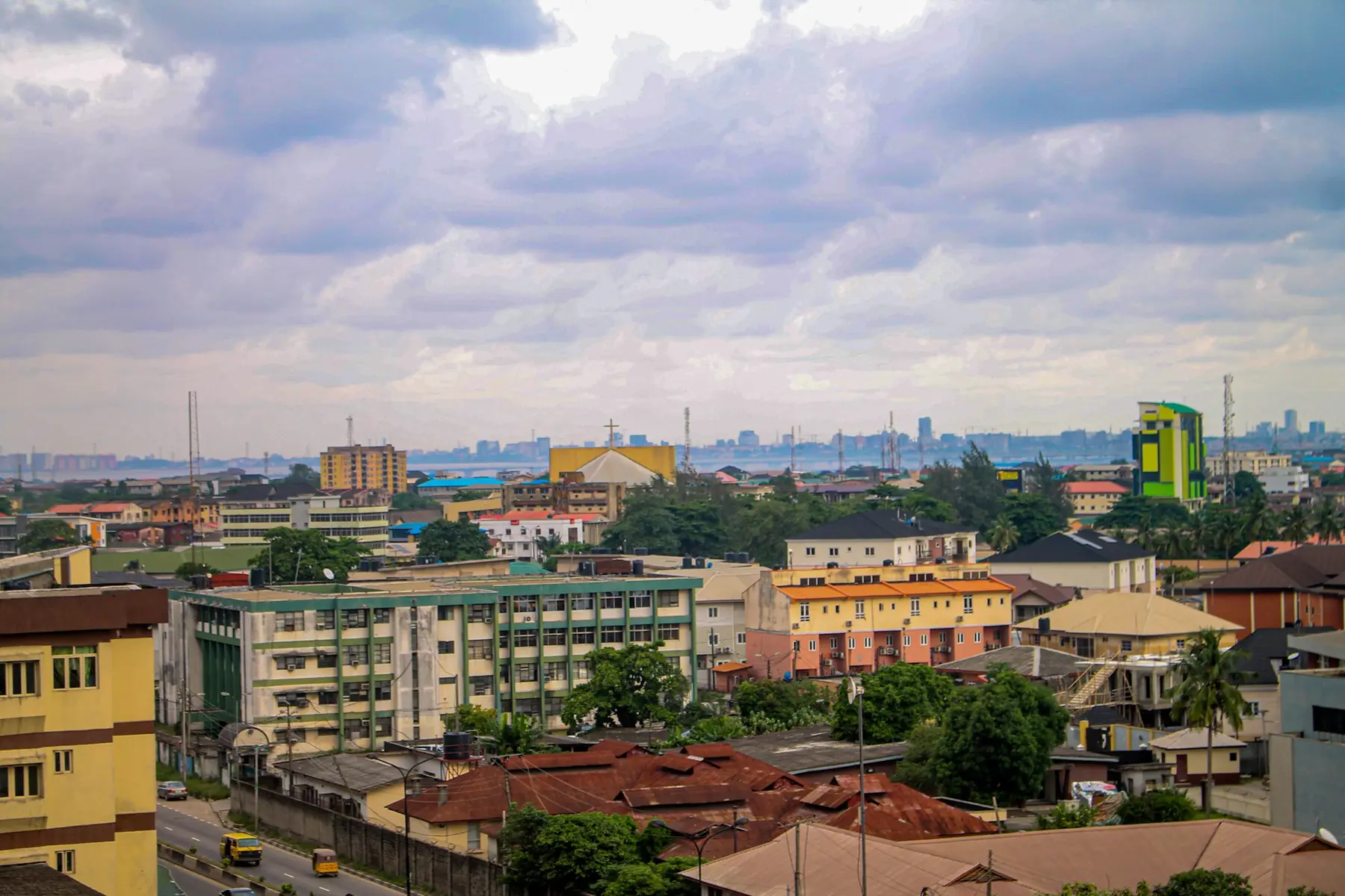 View across Lagos, Nigeria (illustrative stock photograph)